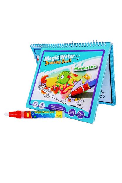 Magic Water Sihirli Boyama Kitabi Water Painting Intimate Sulu Boya Galt Denizler 5 Boyama Sayfasi Trendyol