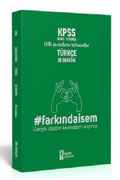 Isem Kitap Isem Farkindaisem Kpss Genel Kultur Turkce 20 Deneme Trendyol