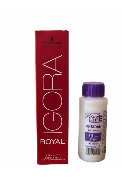 igora sac boyasi royal nude tones 7 46 kumral bej cikolata ve black life 30 vol oksidan 60ml fiyati yorumlari trendyol