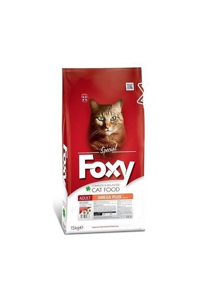 Foxy Adult Omega Plus Balikli Yetiskin Kedi Mamasi 15 Kg Trendyol