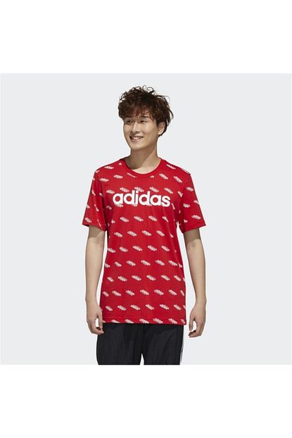 Adidas Erkek Kirmizi Fm6024 M Fav Tee T Shirt Trendyol