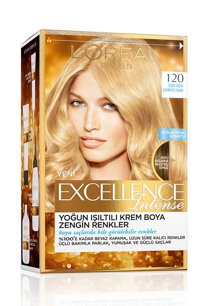 L Oreal Paris Sac Boyasi Excellence Intense No 120 Cok Acik Carpici Sari Fiyati Yorumlari Trendyol