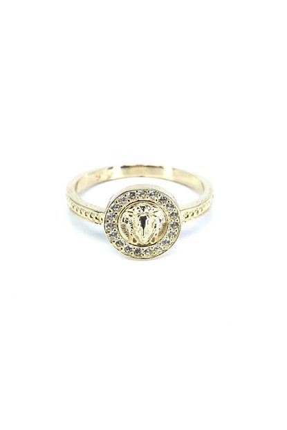 Usta Jewellery Versace Tasli Sari Altin Yuzuk Trendyol