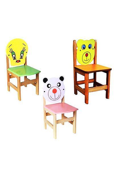 Bebeji Ahsap Figurlu Sandalye Bj J4031 Trendyol