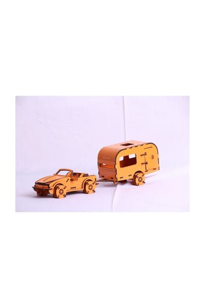 Pazariz 3d Puzzle Uc Boyutlu Araba Ve Karavan 188 Parca Trendyol