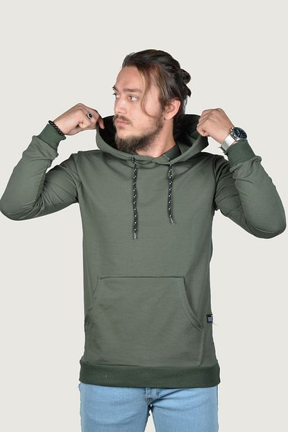 Terapi Men Erkek Kapsonlu Sweatshirt 9y 5200178 029 Haki Trendyol