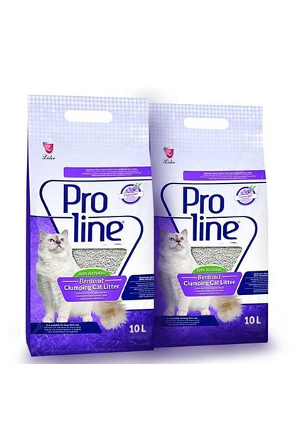 Pro Line Lavanta Kokulu Topaklasan Kedi Kumu 10 Lt 2 Adet Trendyol