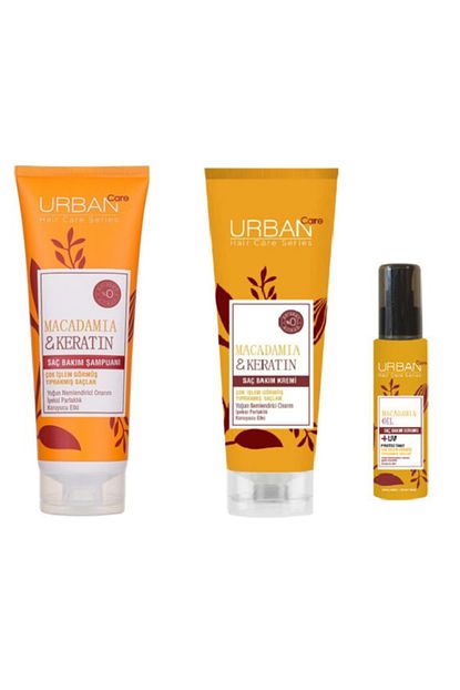 Urban Care Macadamia Oil Fusion Sac Bakim Seti Sampuan Sac Kremi Sac Serumu Te130024 Fiyati Yorumlari Trendyol