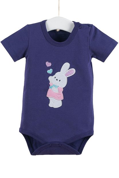 Aziz Bebe Kiz Bebek Kisa Kollu Citcitli Badi 0 24 Ay Azz001711 Trendyol