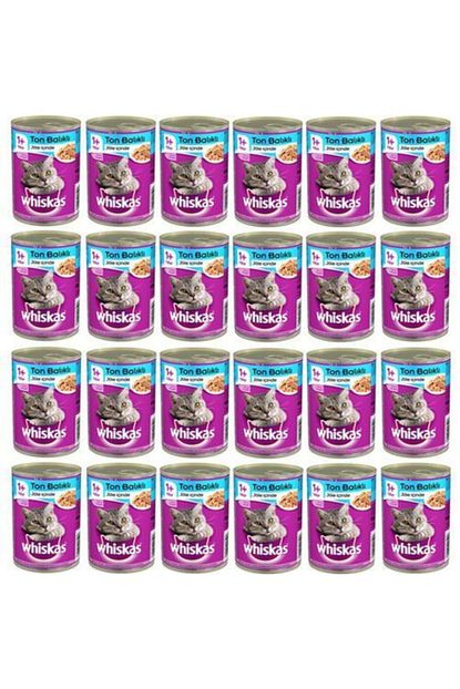 Whiskas Ton Balikli Kedi Konserve 400 Gr 24 Adet Trendyol