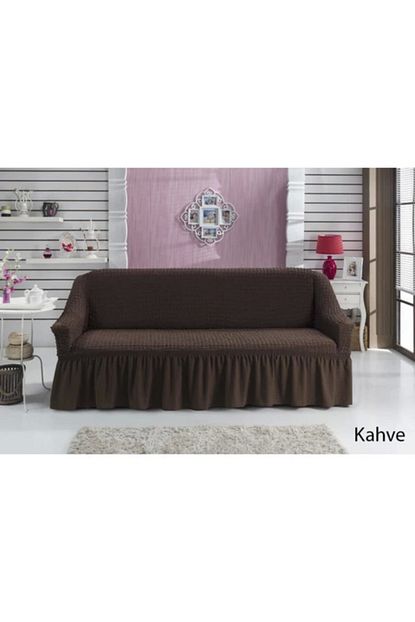 Sebra Home Burumcuk Koltuk Ortusu 2 Adet 3 Lu 2 Adet 1 Li Kahve Trendyol