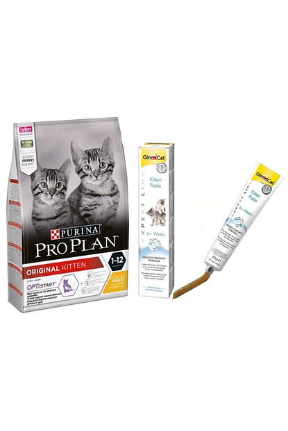 Proplan Kitten Yavru Tavuklu Kedi Mamasi 3 Kg Gimcat Kitten Paste Kedi Macunu 50 Gr Original Trendyol