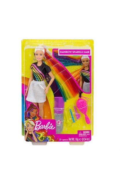 Mattel Barbie Gokkusagi Renkli Saclar Bebegi Fxn96 Trendyol