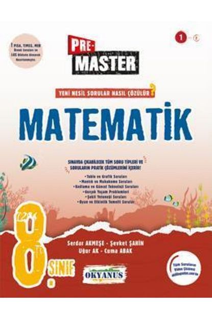 Okyanus Yayinlari Satin Al 8 Sinif Pre Master Matematik Soru Bankasi Trendyol