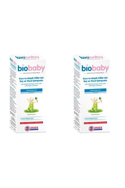 Biobaby 2 Adet Kuru Ve Atopik Cilde Sahip Bebekler Icin Sac Ve Vucut Sampuani 300ml 300ml Trendyol