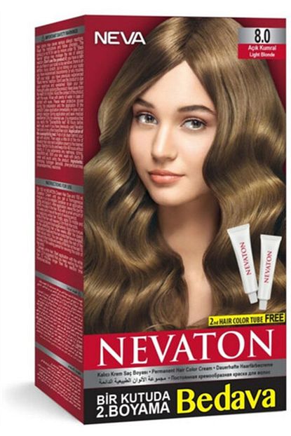 Neva Ton Sac Boyasi Seti 8 0 Acik Kumral Trendyol