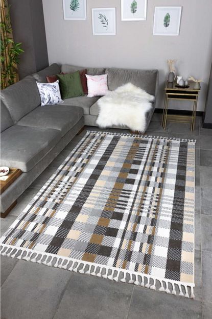 Koza Hali Monaco Vizon Antrasit Hali 33081a Trendyol