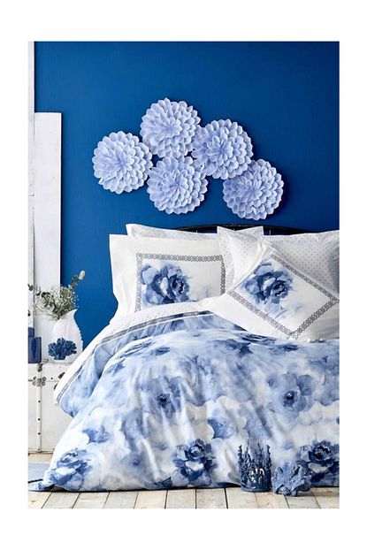 Karaca Home Home Alita Mavi Rnf Cift Kisilik Nevresim Takimi Trendyol