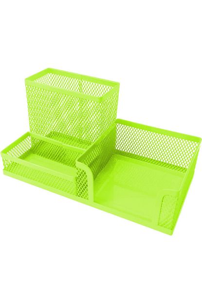 Gipta Metal Masa Seti 3 Gozlu Organizer Masa Ustu Kalemlik Notluk Seti Yesil F0076 Trendyol