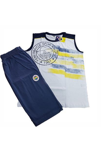 Fenerium Fenerbahce Beyaz Erkek Pijama Lisanli 8264 Trendyol