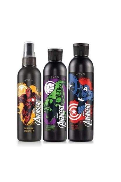 Avon Marvel Avengers Erkek Cocuk Parfum 150 Ml Sampuan 3 Lu Set Trendyol
