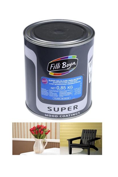 Filli Boya Fili Boya Super Selulozik Parlak Boya 0 85 Kg Renk Secenekli Boncuk Mavi Trendyol