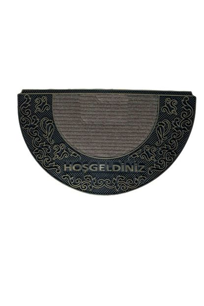 Nurteks T Hosgeldiniz Ferforje Oval 40x70 Dis Kapi Kaucuk Delux Paspas Trendyol