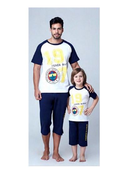 Fenerium Fenerbahce Beyaz Erkek Pijama Lisanli 8261 Trendyol