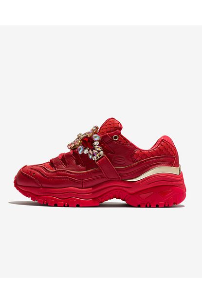 Skechers Kadin Kirmizi Energy Ayakkabi 149247 Trendyol