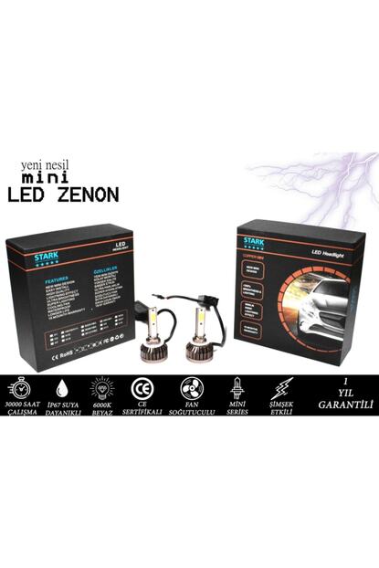 trendgaraj stark supervision mini h7 csp simsek etkili led xenon 8000 lumen fiyati yorumlari trendyol
