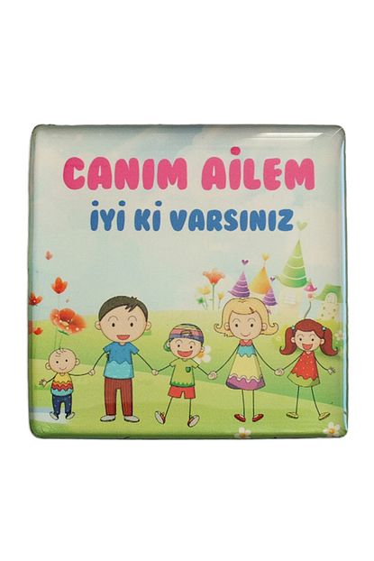 Myros Aile Temali Buzdolabi Magnetleri Trendyol