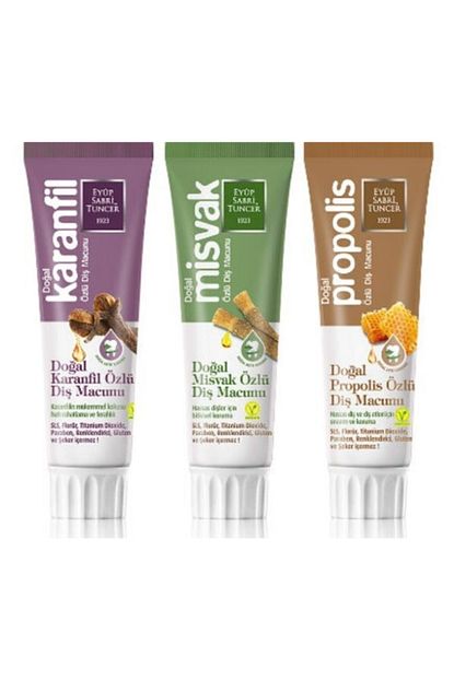 Eyup Sabri Tuncer Misvak Karanfil Propolis Dis Macunu 75ml 3lu Set Trendyol