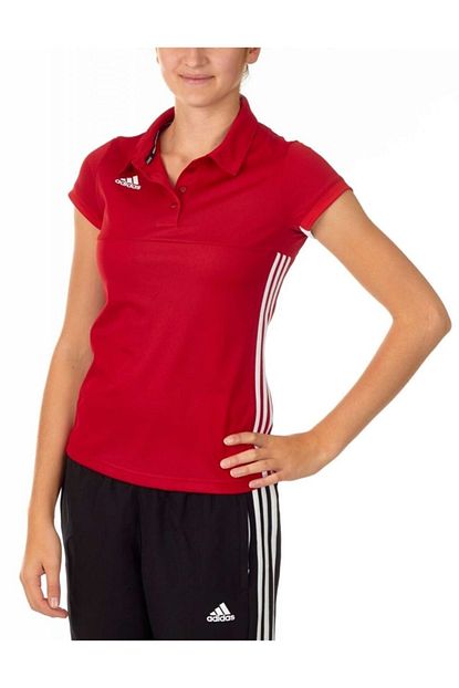 Adidas Kadin Kirmizi Spor Tisort Trendyol