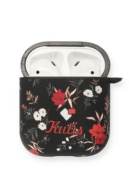 Protonust Kirmizi Cicekli Airpods Kilifi Sert Trendyol