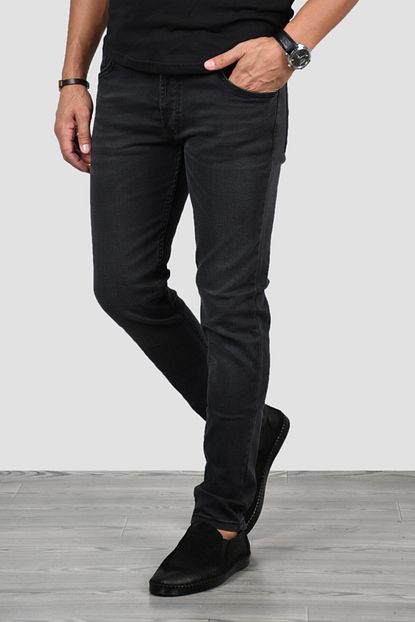 Deepsea Erkek Antracite Dar Kesim Kot Pantolon 2002166 Trendyol
