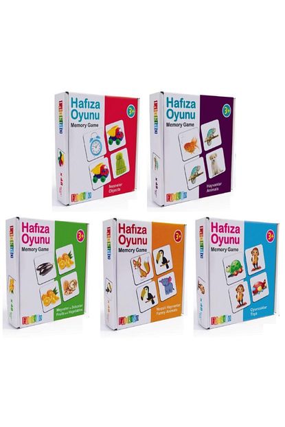 Chiva Edukido Egitici Oyuncak Hafiza Oyunu Seti 5 Kitap Trendyol