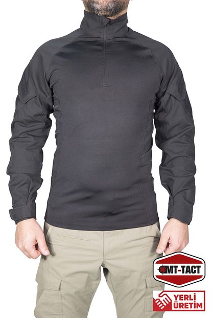 Mt Tact Combat Erkek Haki Uzun Kollu Bogazli Sweatshirt Trendyol