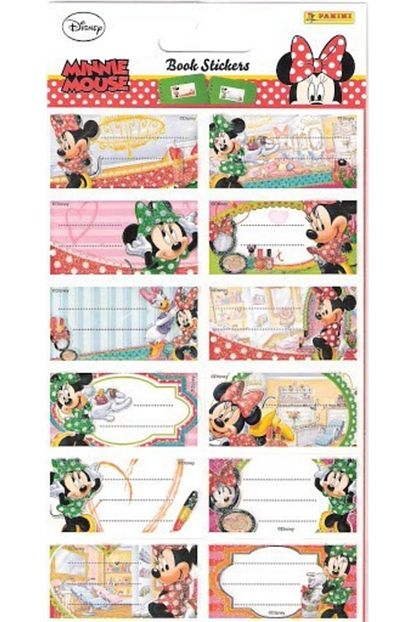 Balonevi Minnie Kitap Defter Etiketi Trendyol