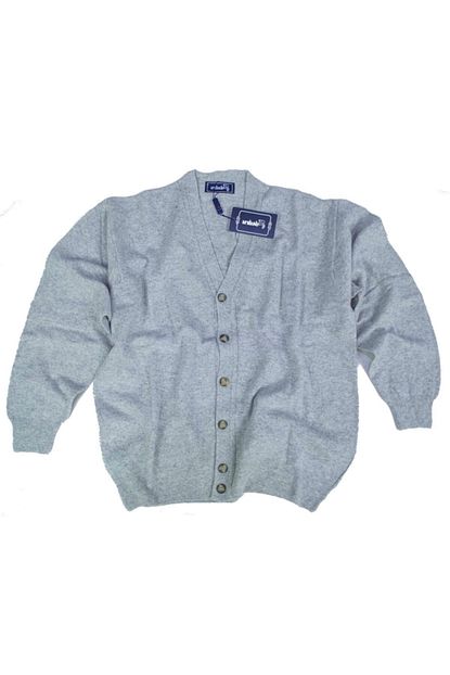 Sude Erkek Gri Arslanli Lambswool Ceket 50124 Trendyol