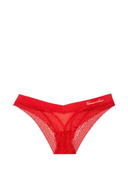 Victoria S Secret Kadin Kirmizi Dantelli Brazilian Kulot Trendyol
