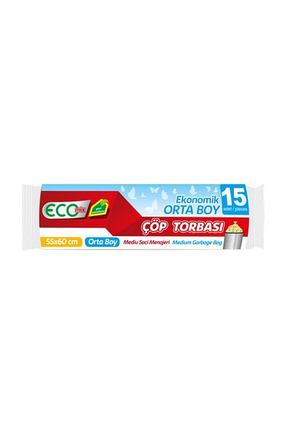 Ecomix Orta Boy Cop Torbasi 1 Rulo 15 Adet Trendyol