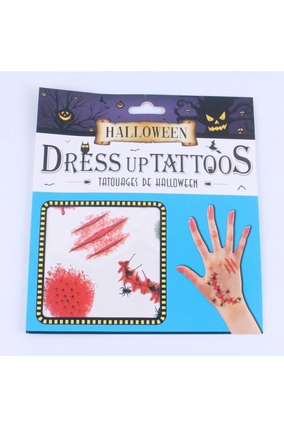 Halloween Kesik Orumcekli El Modeli Gecici Dovme Trendyol