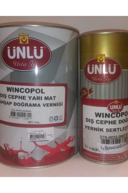 Unlu Wincopal Dis Cephe Yari Mat Ahsap Dograma Vernigi 3 Lt Wincopol Dis Cephe Dograma Vernik 0 75lt Trendyol