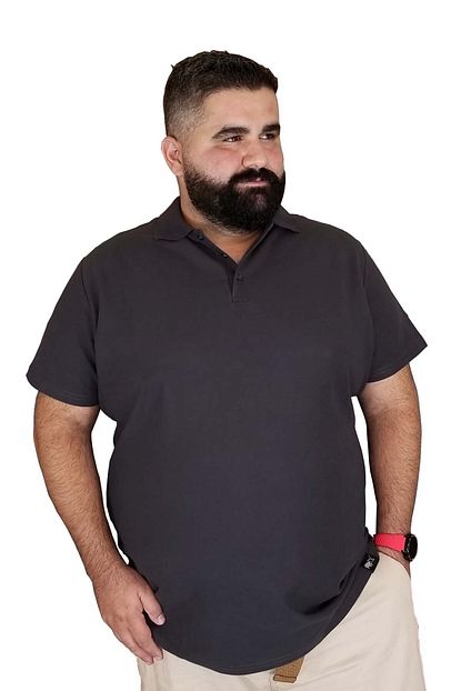 Xanimal Buyuk Beden Erkek Polo Yaka Cepsiz Spor T Shirt Trendyol