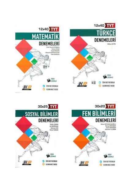 Hiz Ve Renk Yayinlari Tyt Deneme Seti Matematik Turkce Fen Sosyal 2020 Trendyol