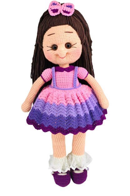 Aysun Yildiz Konbul Amigurumi Organik Orgu Oyuncak Kiz Bebek Trendyol