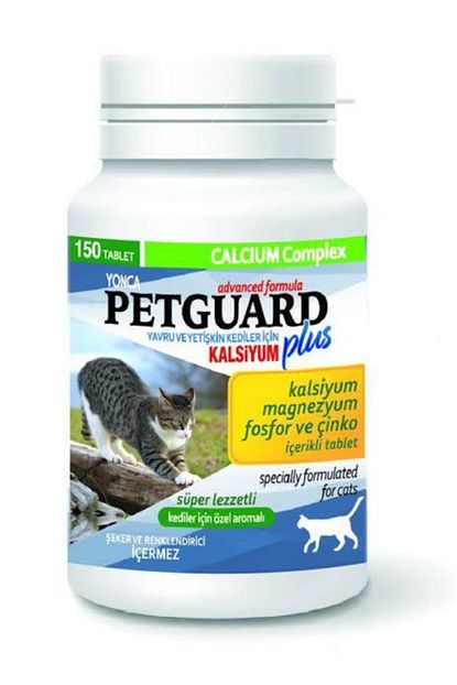 Pet Pretty Kedi Kalsiyum Plus 150 Tablet Petguard Trendyol