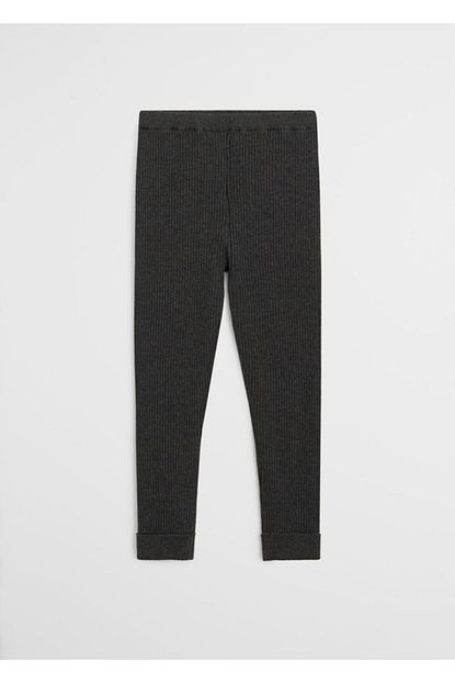 Mango Kids Kiz Cocuk Organik Pamuklu Fitilli Tayt Trendyol