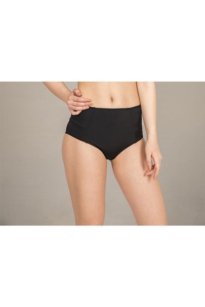 Gozde Mayo Kadin Siyah Yuksek Bel Bikini Alti Trendyol