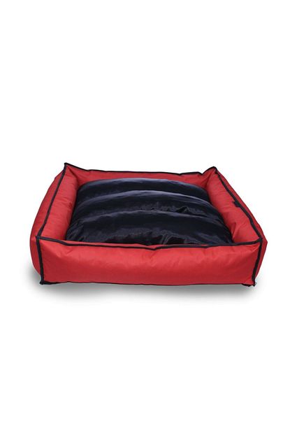 Zeepmax Su Gecirmez Kedi Kopek Yatagi Minder Buyuk Boyutlu Yatak 70x80x15 Cm Kirmizi Trendyol